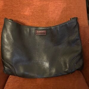 Gucci Navy Leather Handbag